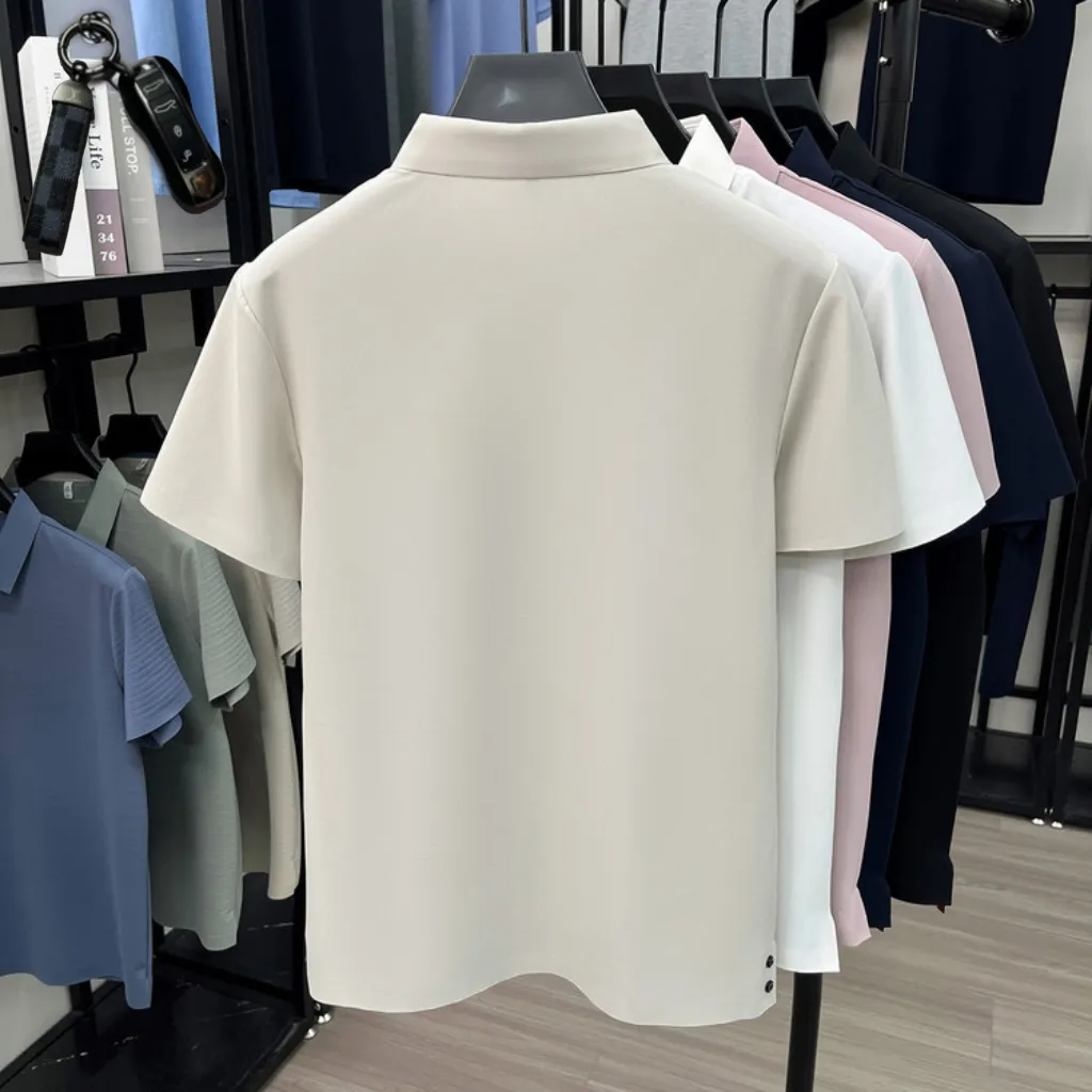 P140🎁 🔑26 Quality POLO ， Quality ，100% Breathable ， LOGO， ⚡️ T ⚡️ ， ！Sizes：M-4XL（ 210 、 。